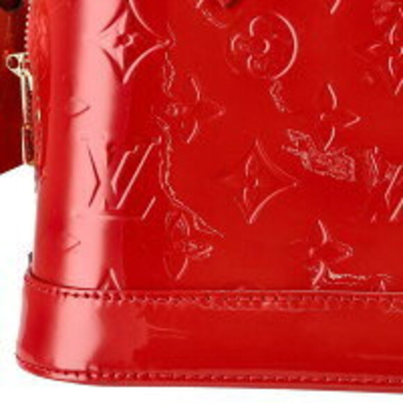 Louis Vuitton Alma Vernis Cerise Red - Picture 6 of 6